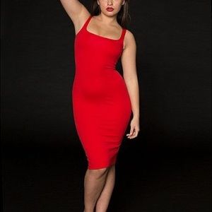 American Apparel Red Dress